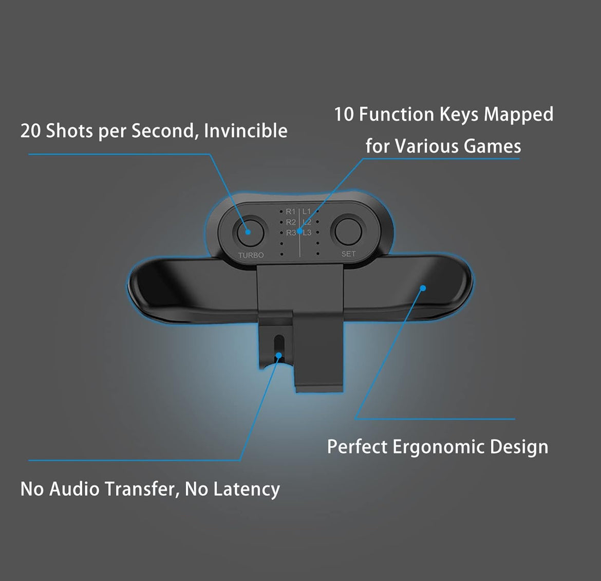 Boton Extra control PS4 Boton de ataque
