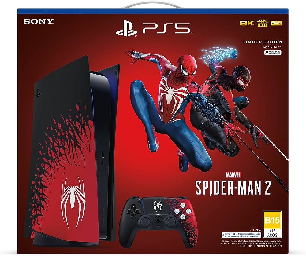 PlayStation 5 Consola edición Spider-man 2 – Mundo Gamer Venezuela