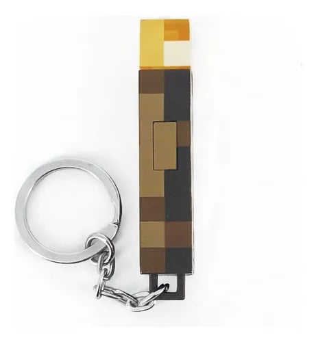 Llavero Antorcha de Minecraft Recargable