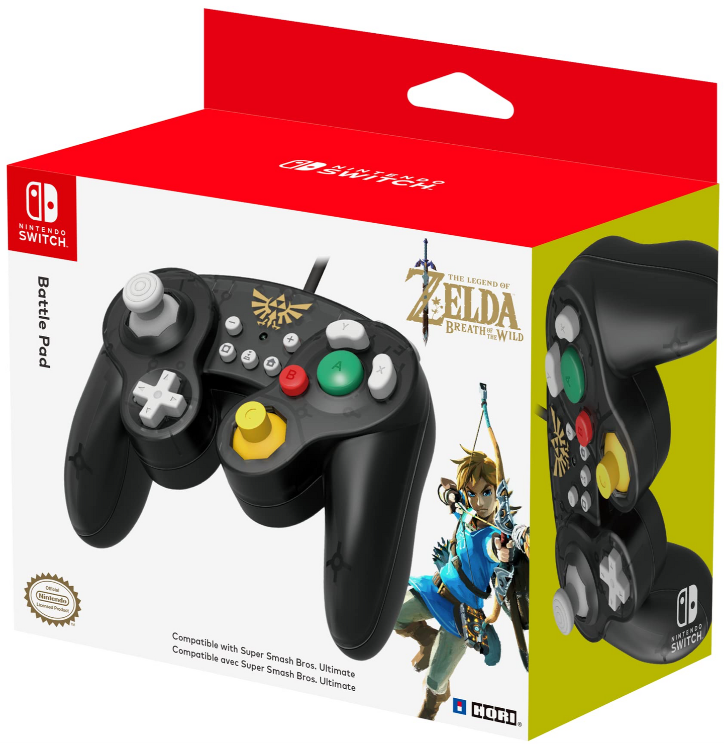 Control Gamecube Hori edición Zelda