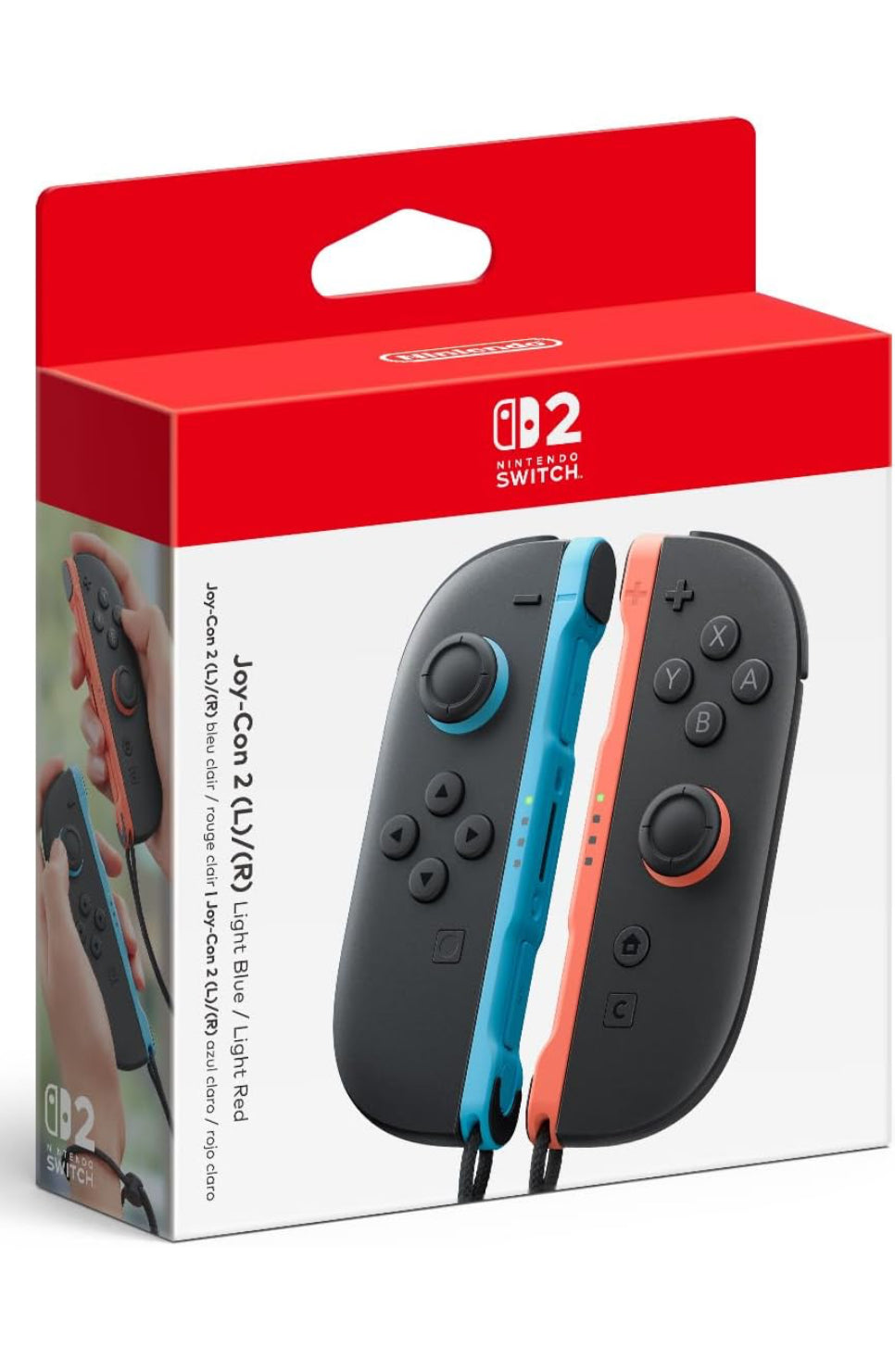 Controles Joy-Con 2 Light Blue/Light Red Nintendo Switch 2