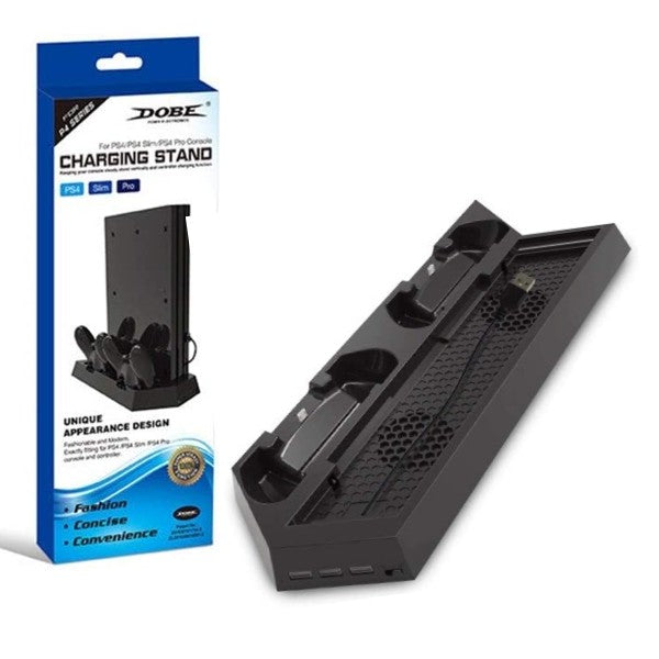 Base vertical de carga y Ventilador de PS4