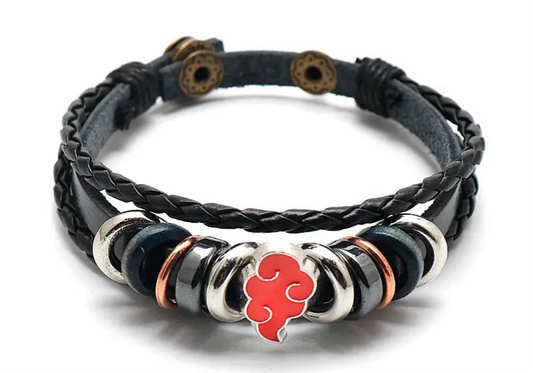 Pulsera brazalete de Nube Akatsuki Naruto