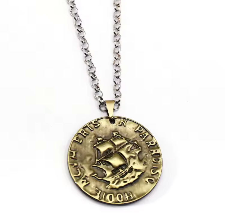 Collar Moneda de Oro Uncharted 4
