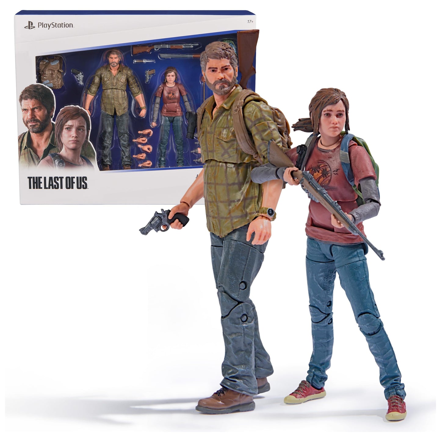 Figuras Articulables The Last Of Us Joel Y Ellie