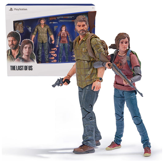 Figuras Articulables The Last Of Us Joel Y Ellie