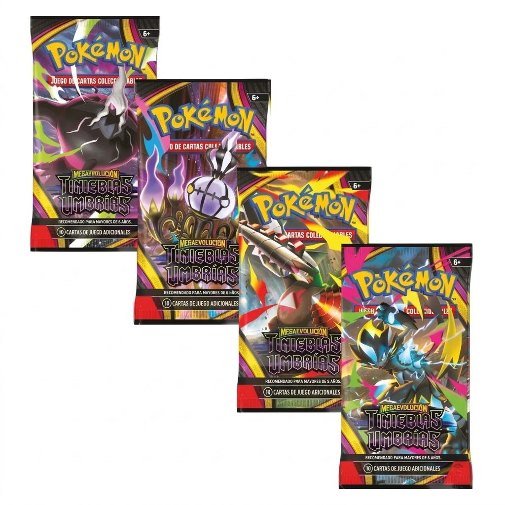 Sobres de cartas Pokemon