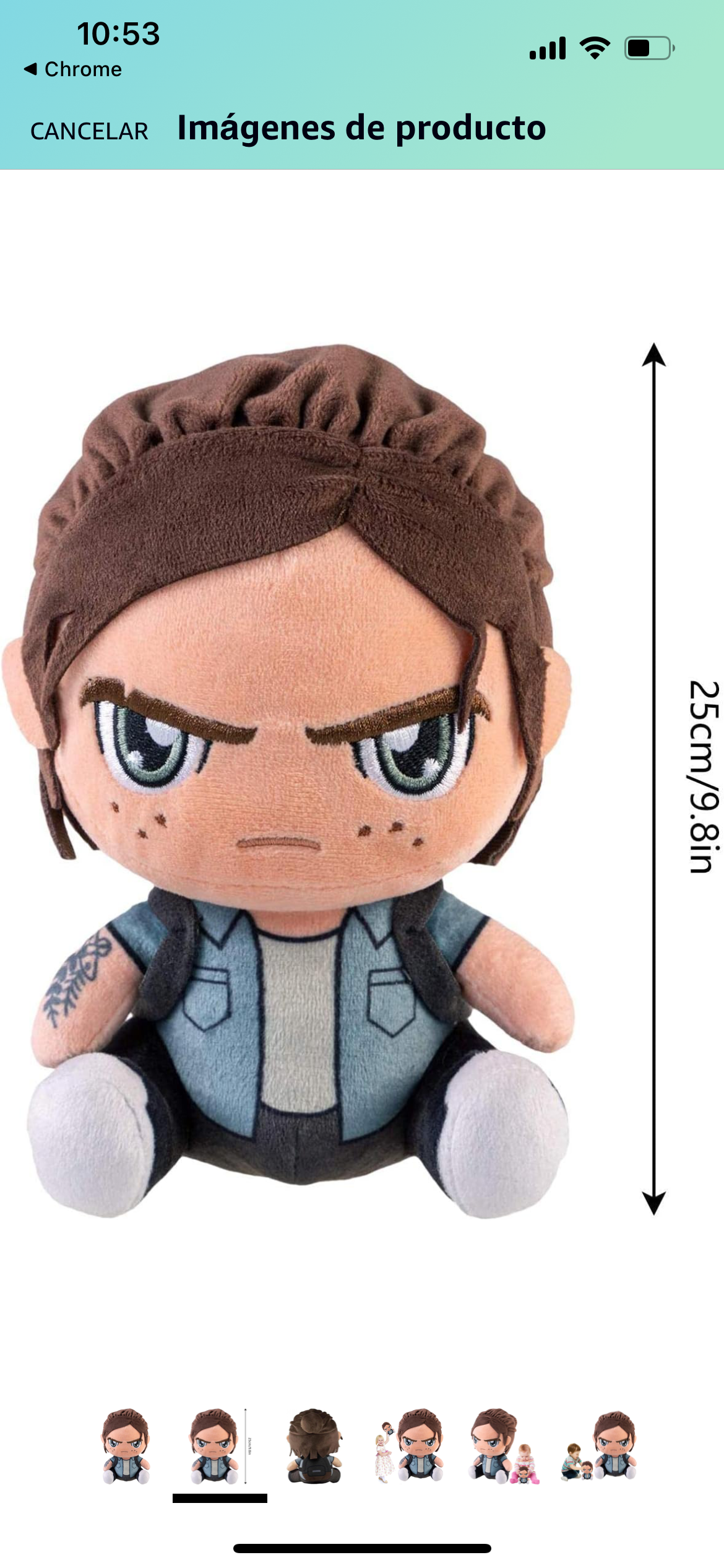 The Last Of Us 2 Ellie Peluche