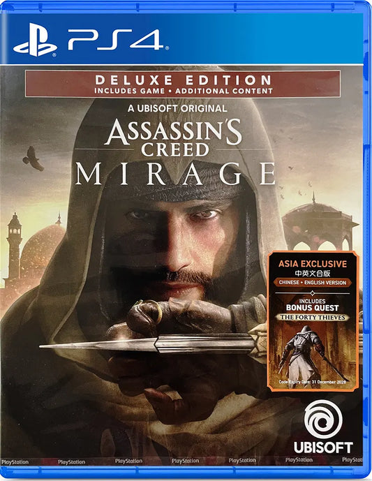 Assassin's creed Mirage Deluxe Edition PS4