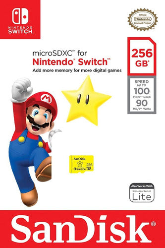 MicroSD para Nintendo Switch Sandisk