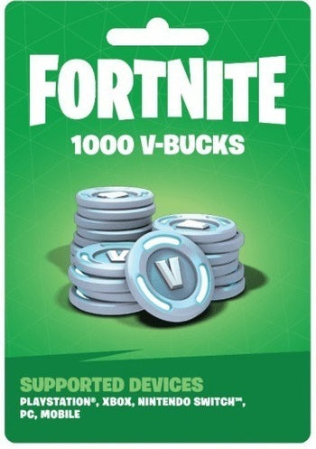 Fortnite V-Bucks 1000 Pavos (tarjeta física) – Mundo Gamer Venezuela
