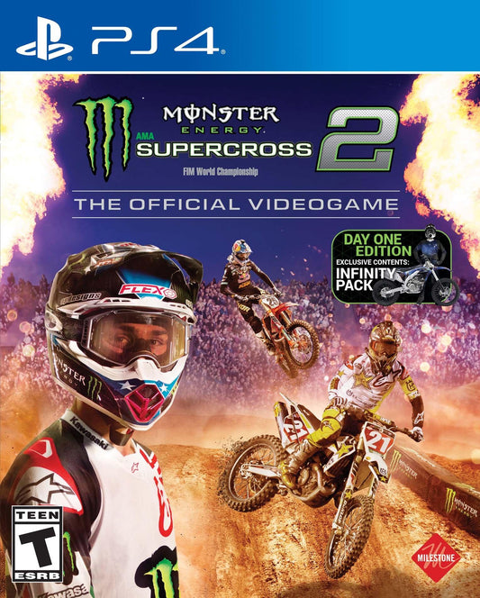Monster Energy Supercross 2 the official videogame Day One Edition Ps4