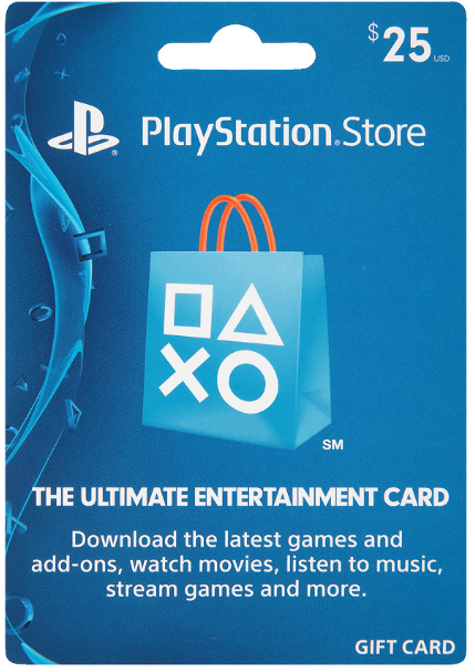 PlayStation Network Card 25$ (tarjeta física) Región USA