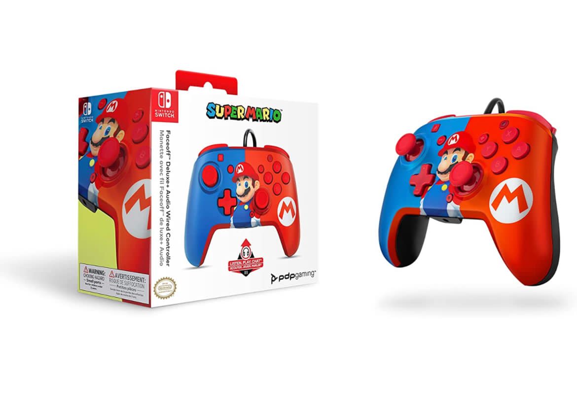 Control Súper Mario para Nintendo Switch Pdp