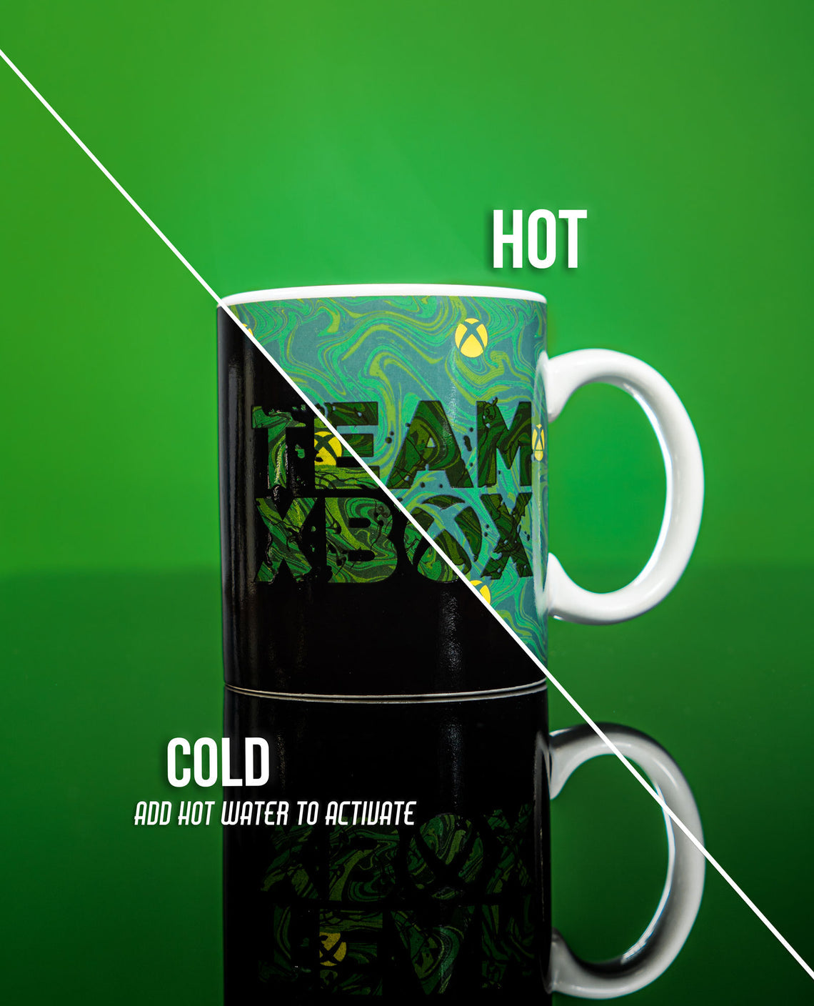 XBOX taza de 11 oz Cambio de color con el calor
