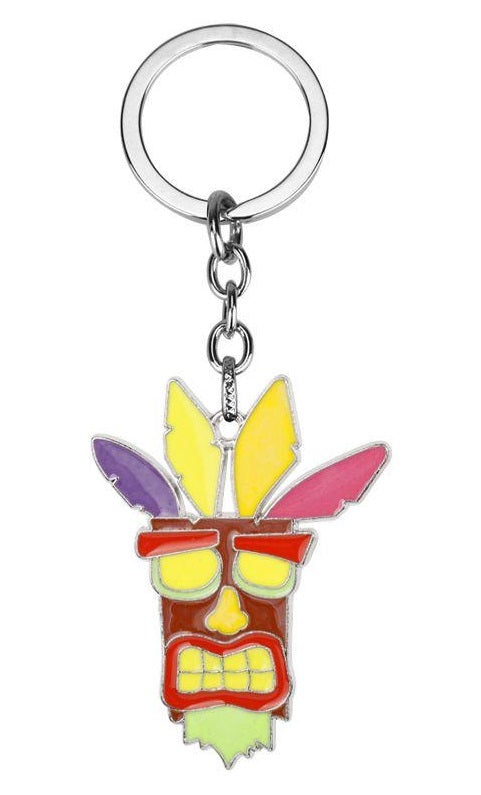 Llavero Aku Aku en Acero