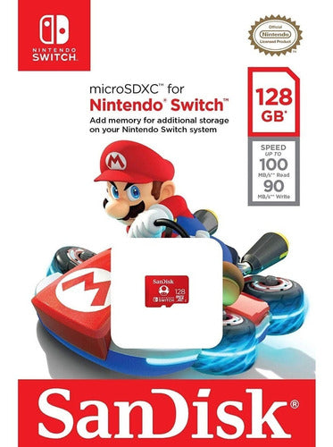 MicroSD para Nintendo Switch Sandisk