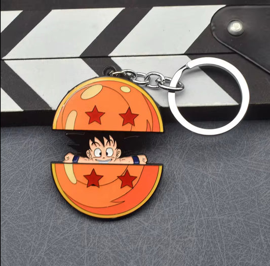 Llavero Dragon Ball Esfera 4 Estrellas Goku Niño