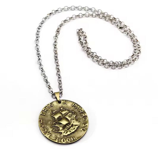 Collar Moneda de Oro Uncharted 4