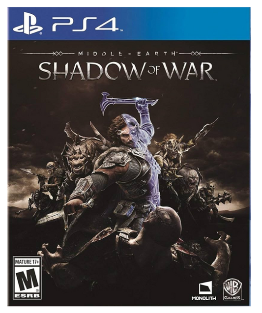 Middle Earth Shadow Of War Ps4