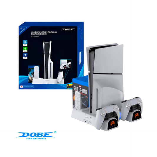 Base vertical de carga con Ventilador para PS5