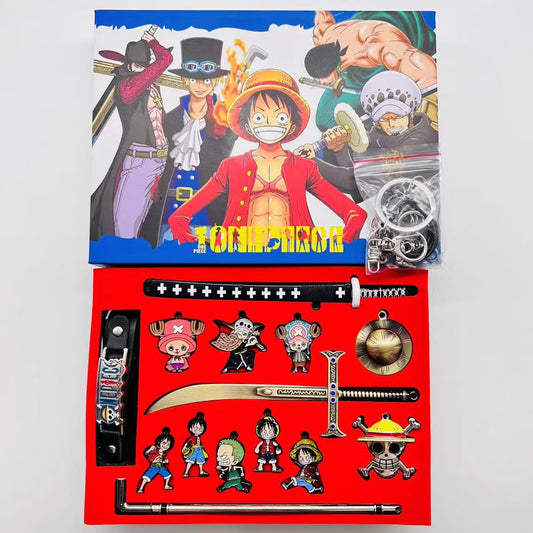 Set de collares y llaveros one piece