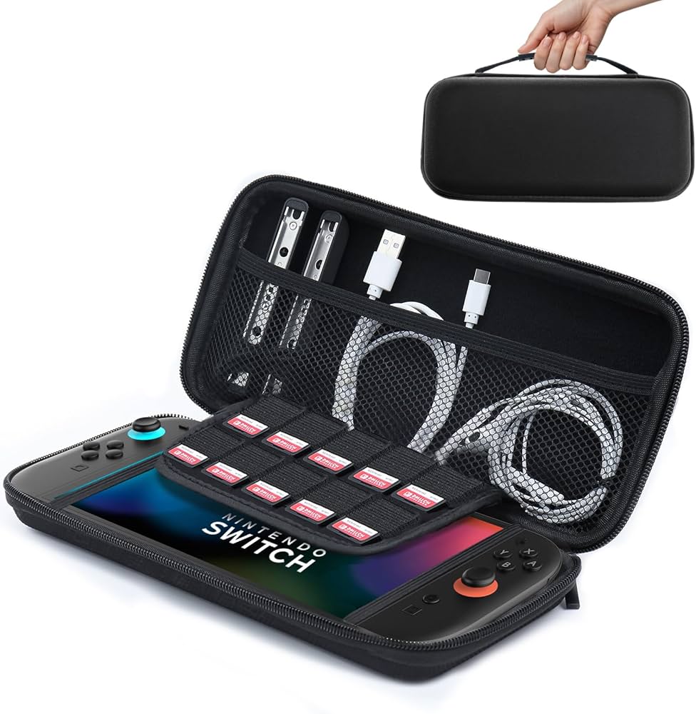 Forro estuche Negro Sencillo Nintendo Switch 2