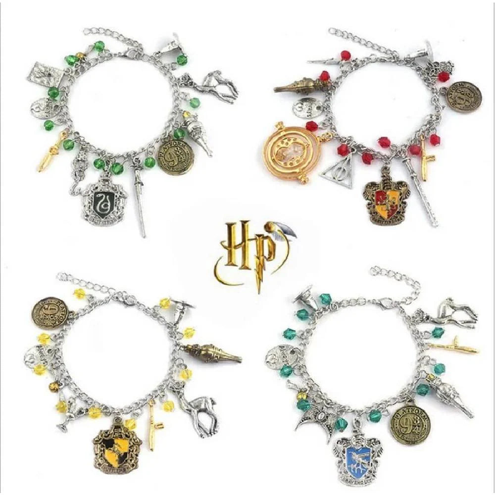 Pulseras Brazaletes Harry Potter Hogwarts (Modelos Variados)