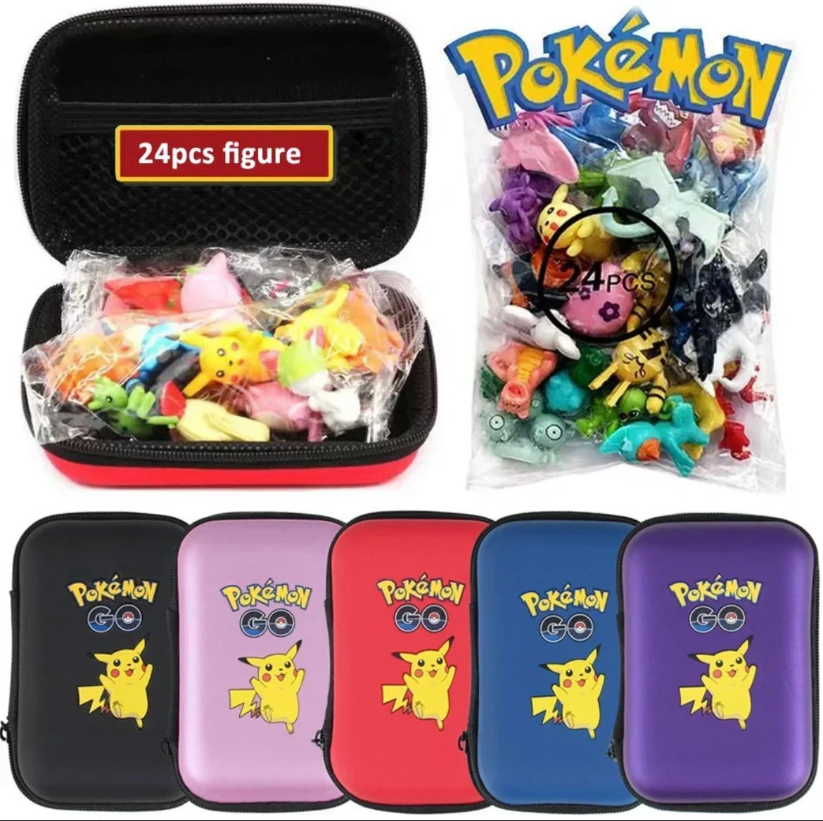 Estuche Porta Pokemones (24 pcs)