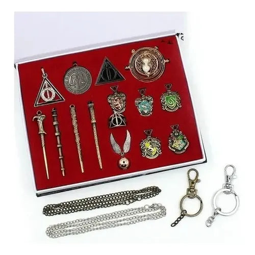 Set de collares y llaveros Harry Potter
