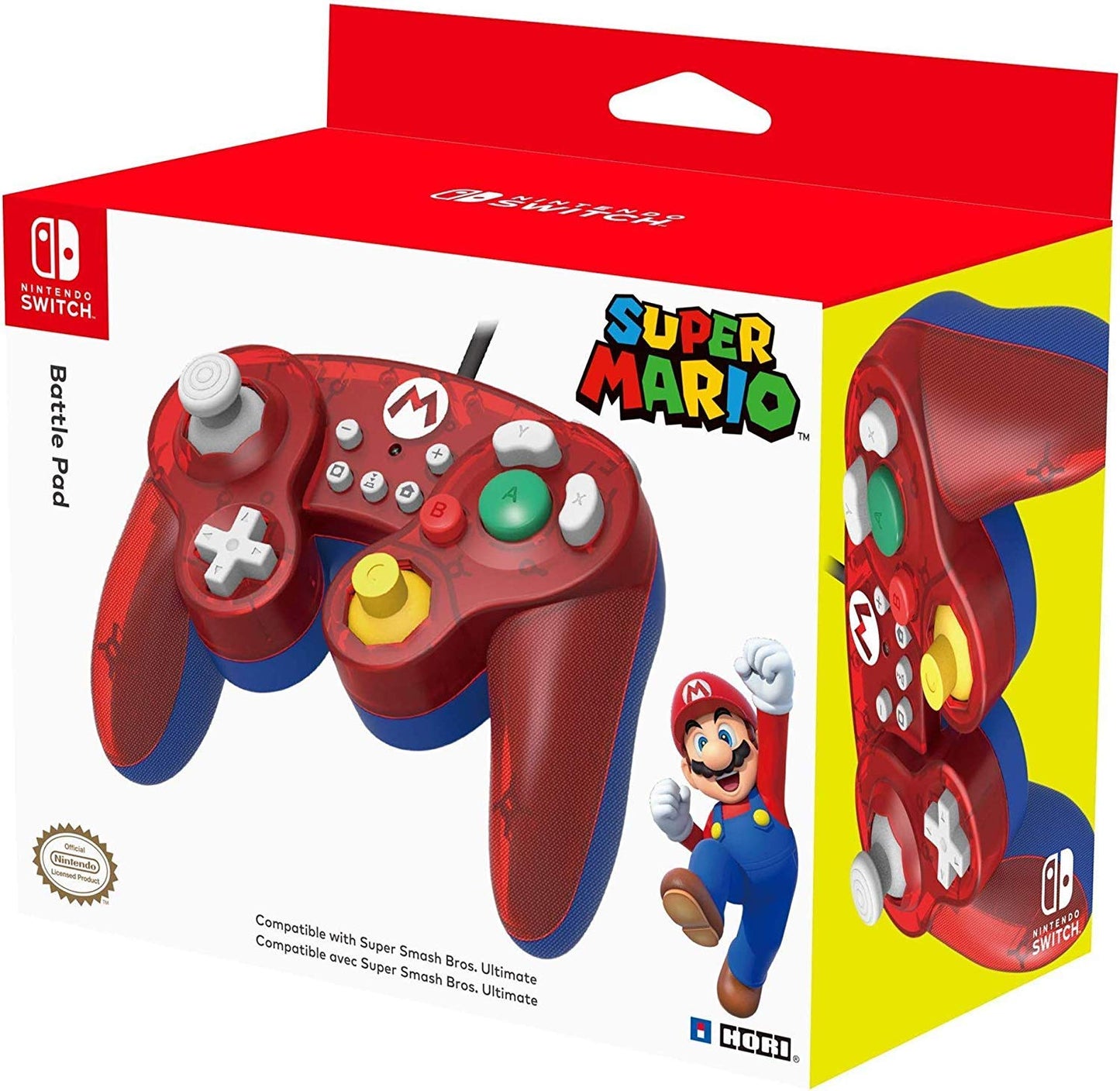 Control Gamecube Hori edición súper Mario