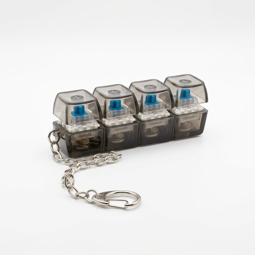 Llavero de teclado mecánico