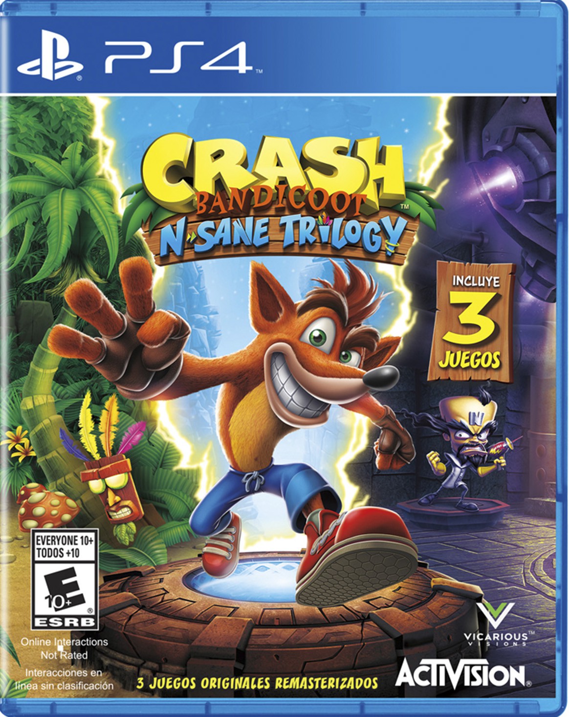 Crash Bandicoot N sane Trilogy Ps4